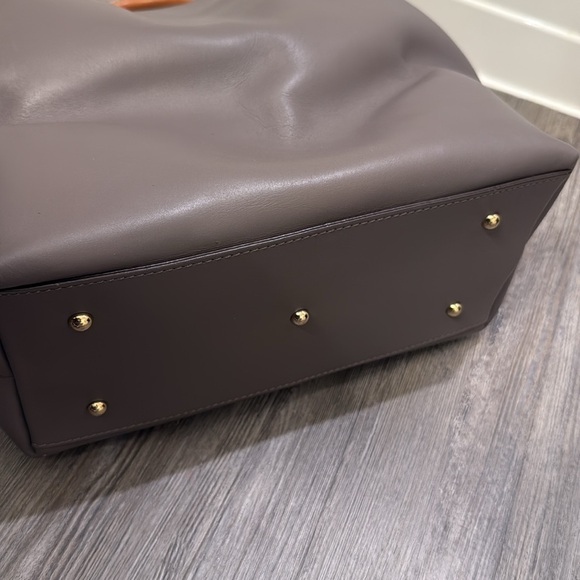 Dooney & Bourke Dawson Gray and Brown Handbag - Picture 4 of 10